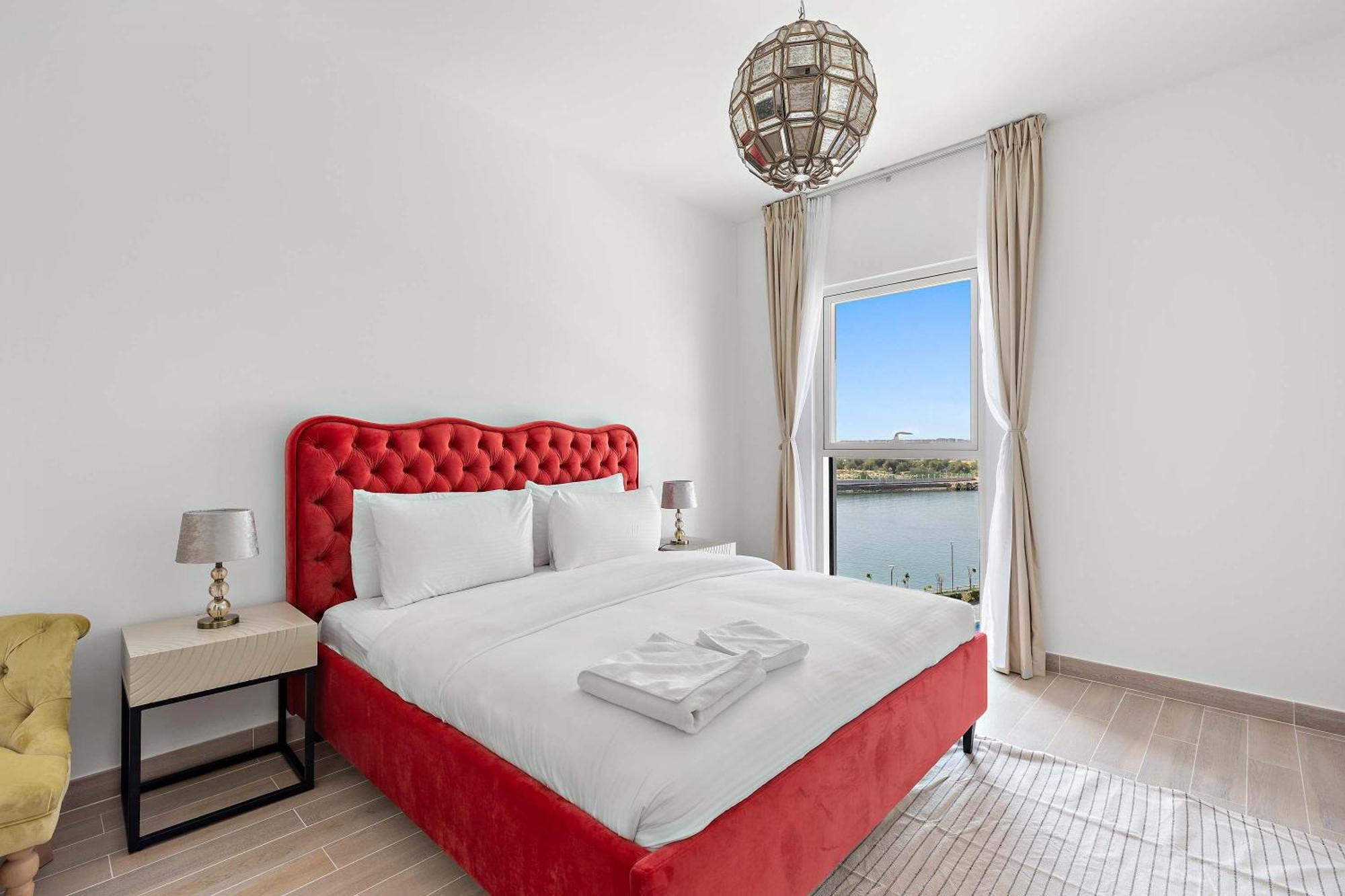 Silkhaus Near Ferrari World With Canal View From Balcony Apartment Abu Dhabi